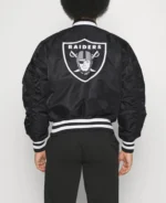 Las Vegas Raiders Ma-1 Bomber Varsity Satin Jackets