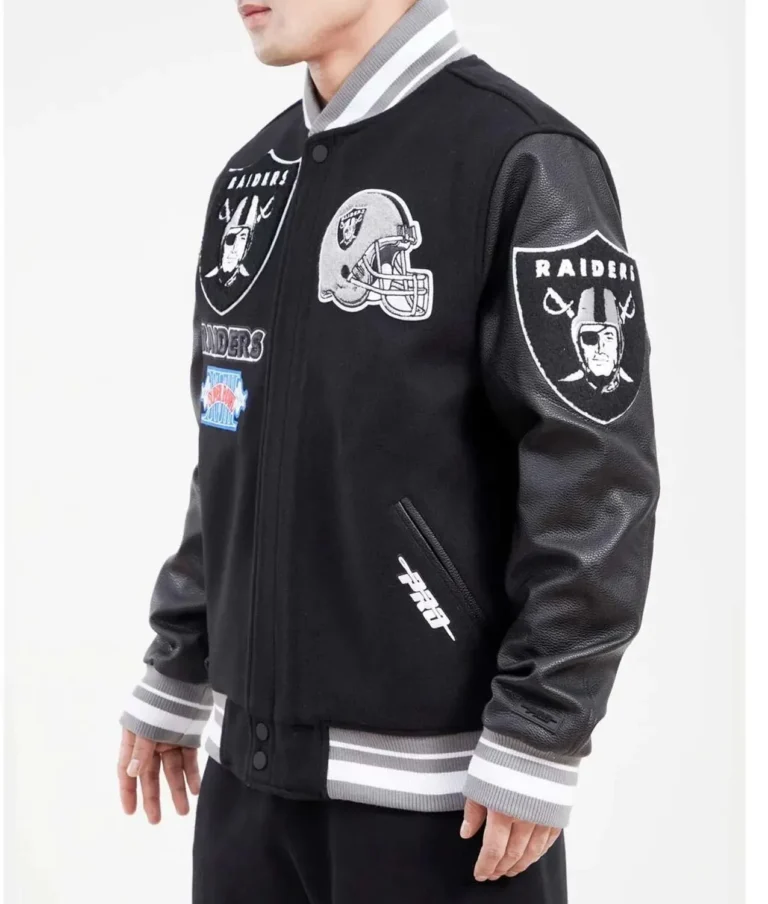 Las Vegas Raiders Mash Up Full-Snap Jacket