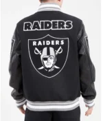 Las Vegas Raiders Mash Up Varsity Jacket