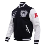 Las Vegas Raiders Retro Classic Rib Wool Varsity Jackets