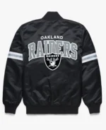 Las Vegas Raiders Super Bowl Black Satin Jackets