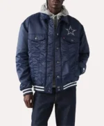 Levi’s X Starter Dallas Cowboys Trucker Blue Full-snap Jacket