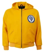 Los Angeles 1950 Rams Yellow Wool Hooded Jacket