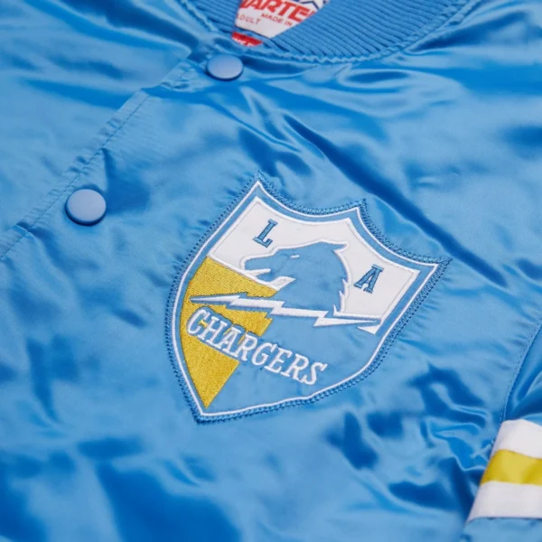 Los Angeles Chargers Blue Satin Jacket