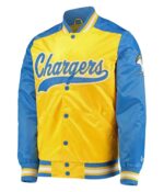 Los Angeles Chargers The Tradition II Satin Blue and Gold Jackets