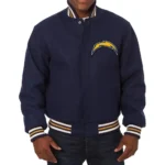 Los Angeles Chargers Wool Blue Varsity Jacket