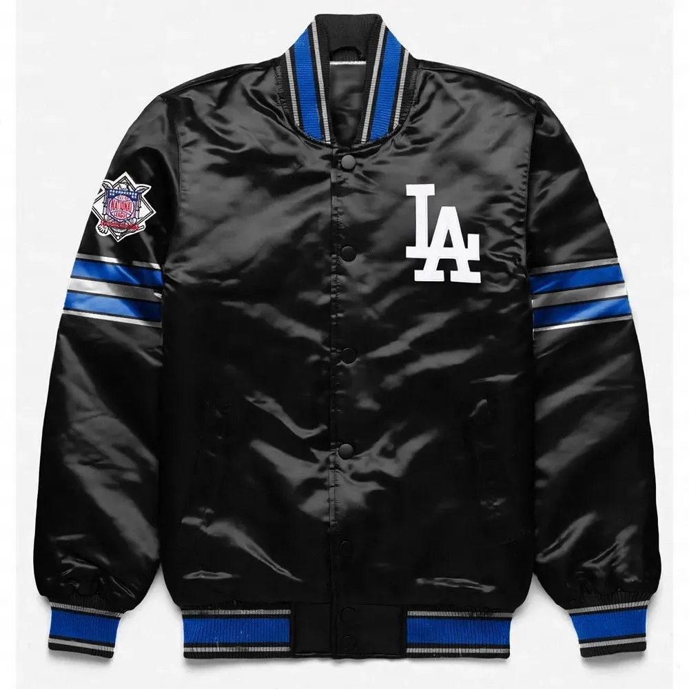 Los Angeles Dodgers Full-Snap Satin Jacket