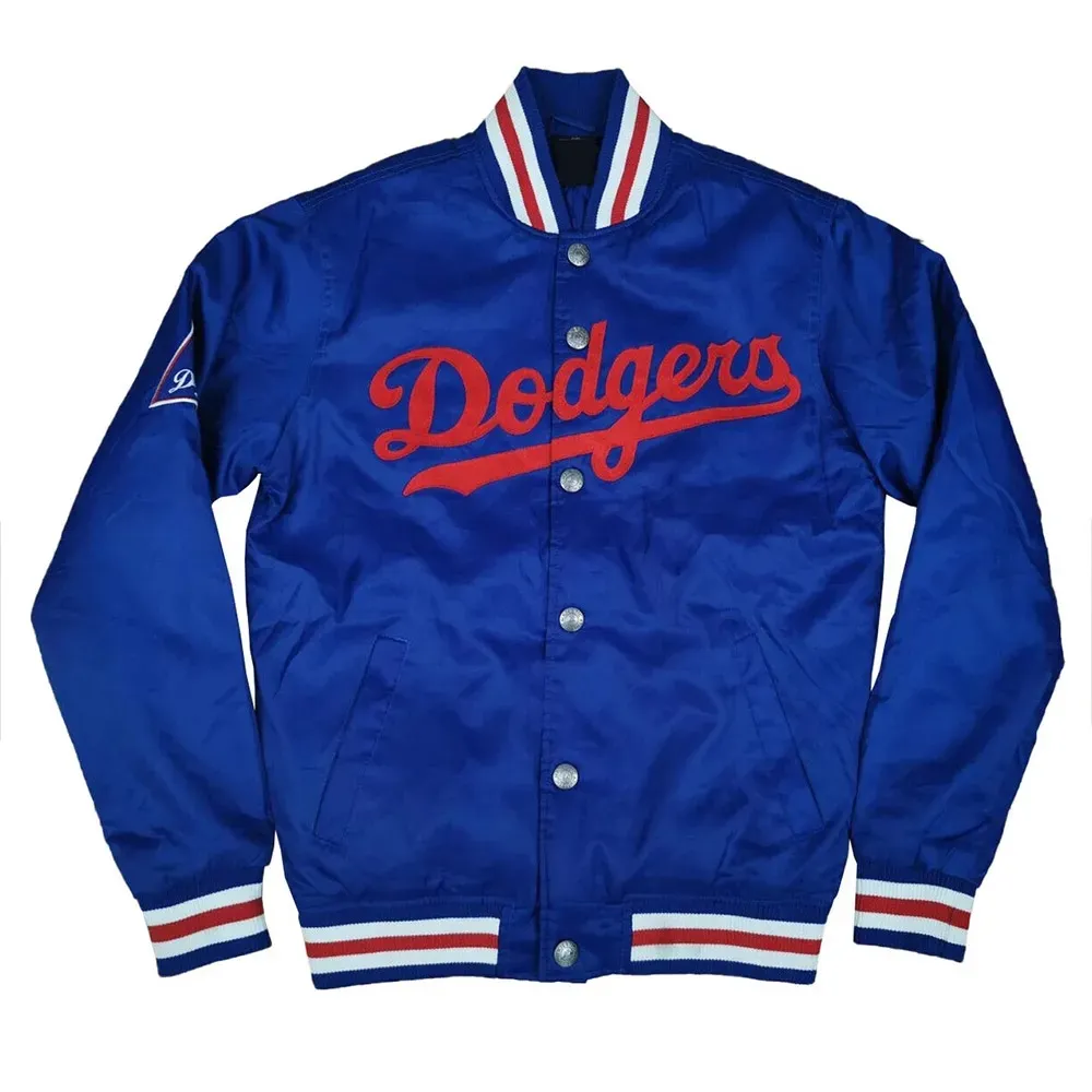 Los Angeles Dodgers Logo Satin Jacket