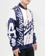 Los Angeles Dodgers Mashup Satin Varsity Jackets