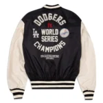 Los Angeles Dodgers New Era Bomber Satin Jackets