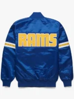 Los Angeles Rams Royal Blue Satin Bomber Jackets