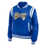 Los Angeles Rams Royal Full-Zip Bomber Jackets