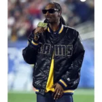 Los Angeles Rams Snoop Dogg Satin Bomber Jacket