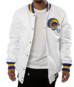 Los Angeles Rams Starter Satin Jacket12