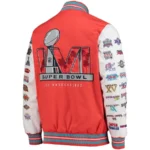 Los Angeles Super Bowl LVI Full-Snap Orange Jacket