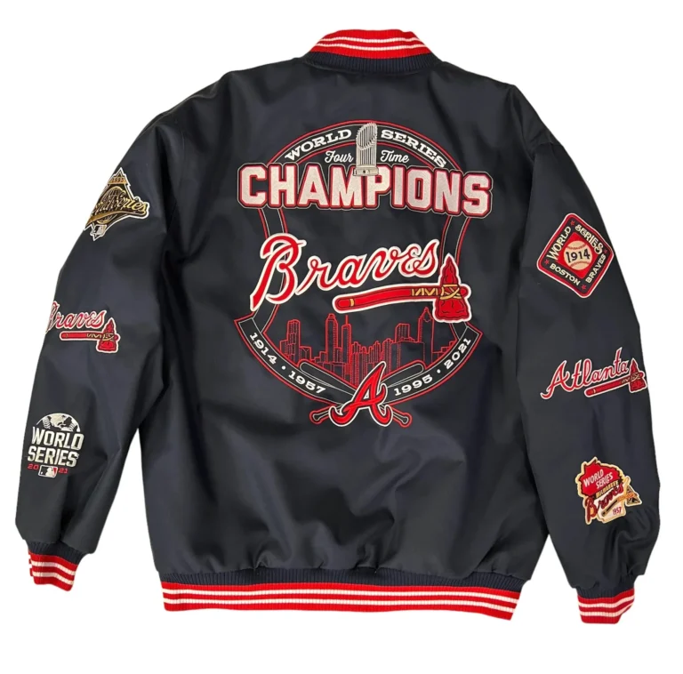 MLB Atlanta Braves World Series Champions Jackets