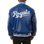 MLB Kansas City Royals Letterman Leather Jackets