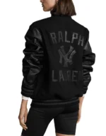 MLB NY Yankees Polo Ralph Lauren Black Baseball Jacket