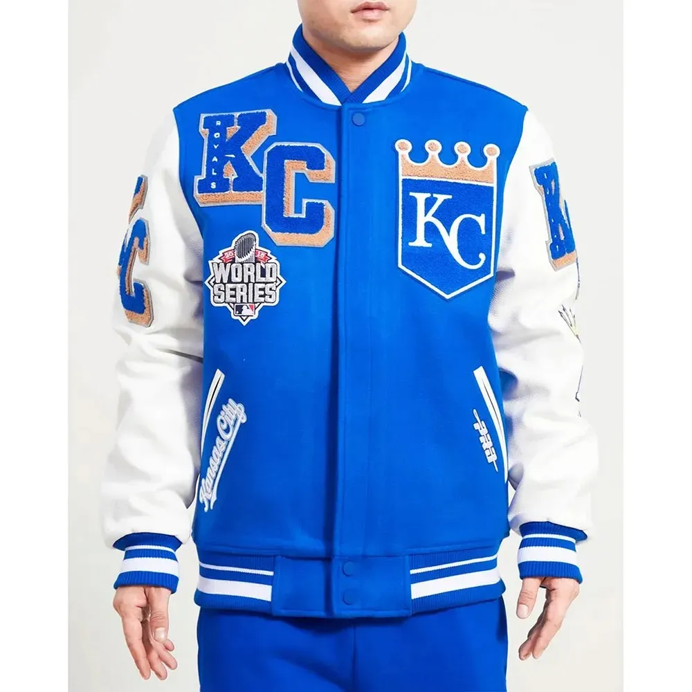 Mashup Kansas City Royals Varsity Jacket