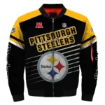 Men And Women Pittsburgh Steelers Bomber Varsity Jacket