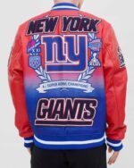 Mens New York Giants Remix Men´s Wool Varsity Jacket