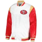 Men’s Starter San Francisco 49ers Satin Full-snap Varsity Jackets