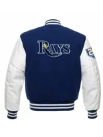 Men’s TB Rays Blue and White Letterman Jackets