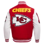 Men´s Mashup Kansas City Chiefs Rib Wool Varsity Jackets