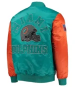 Miami Dolphins Locker Room Throwback Aqua Jacket