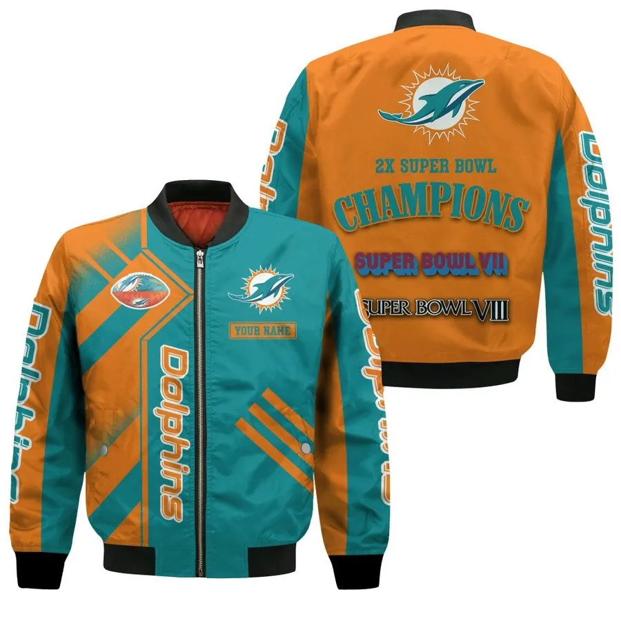 Miami Dolphins Super Bowl Champions Bomber Jacket