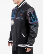 Miami Marlins Mash Up Logo Jackets