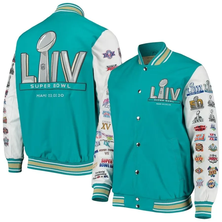 Miami Super Bowl LIV Full-snap Varsity Jacket