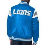 Midweight Detroit Lions Satin Blue Jackets