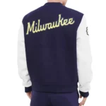 Milwaukee Brewers Blue and White Jacket