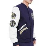 Milwaukee Brewers Blue and White Jackets