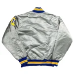 Milwaukee Brewers Grey Varsity Satin Jackets