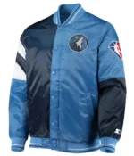 Minnesota Timberwolves 75th Anniversary Leader Satin Jackets