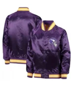 Minnesota Vikings Satin Full-Snap Jacket