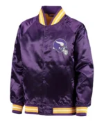 Minnesota Vikings Satin Full-Snap Jackets