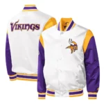 Minnesota Vikings Throwback Satin Jacket