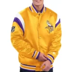 Minnesota Vikings Throwback Varsity Jacket