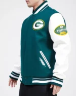 NFL Green Bay Packers Old English Men´s Wool Varsity Starter Jacket