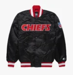 NFL Kansas City Chiefs Gameday Red Satin Starter Jacket