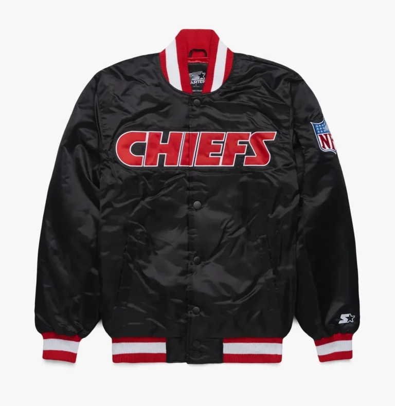 NFL Kansas City Chiefs Gameday Red Satin Starter Jacket