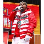 NFL Kansas City Chiefs Tech N9ne Red White Full-Snap Satin Jackets