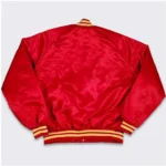 NFL Kansas City Chiefs Varsity Satin Full-Snap Red Jacket