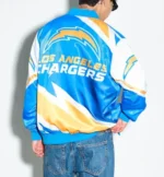 NFL Los Angeles Chargers Fanimation Powder Blue Satin Varsity Jackets