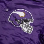 NFL Minnesota Vikings Purple Satin Jacket