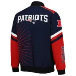 NFL New England Patriots Full-Snap Bomber Varsity Jacket