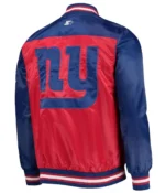 NFL New York Giants Satin Red and Blue Starter Jacket